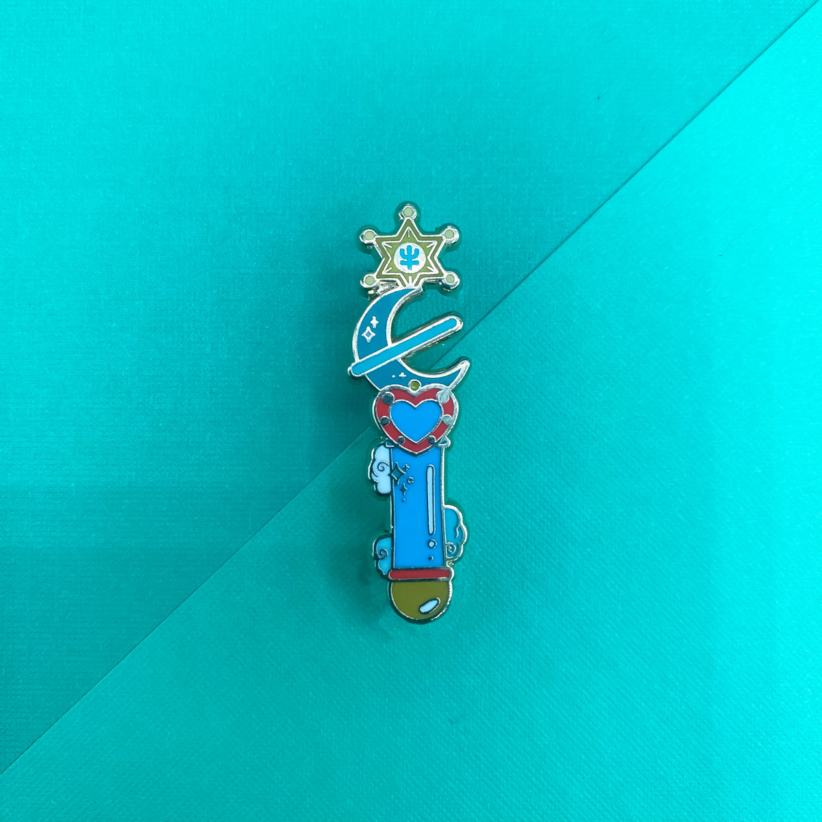 Sailor Senshi transformation wand hard enamel pins - view 5 | Funky Punky Designs